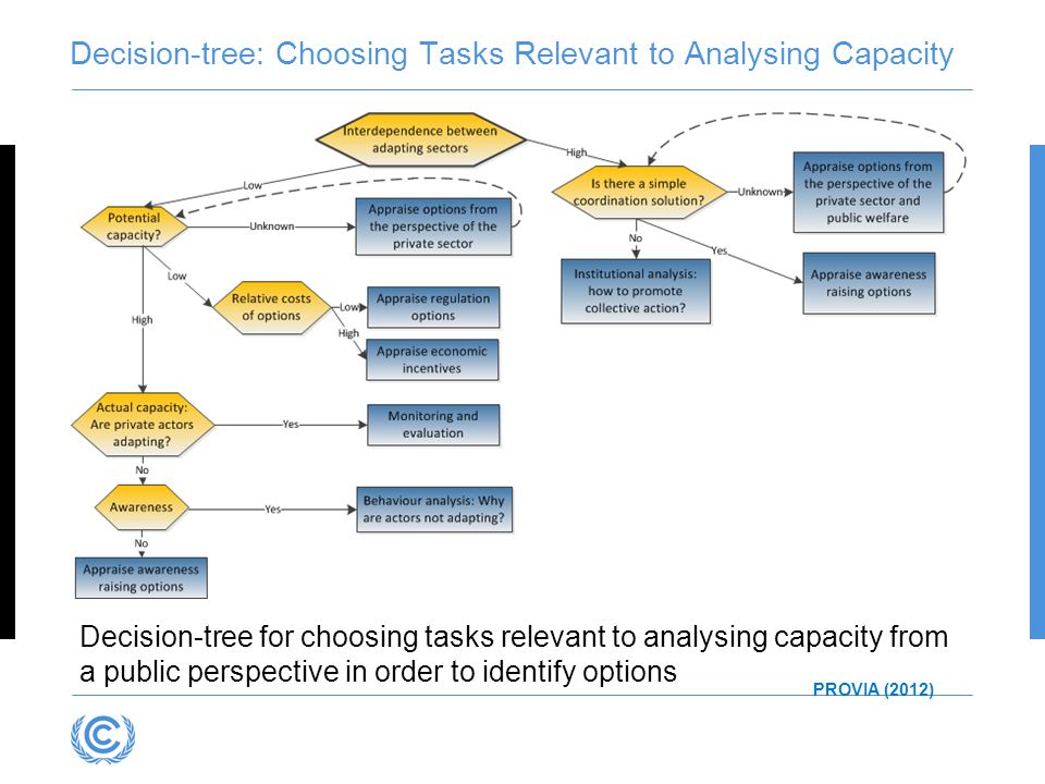 Decision-tree: Choosing Tasks Relevant to Analysing Capacity