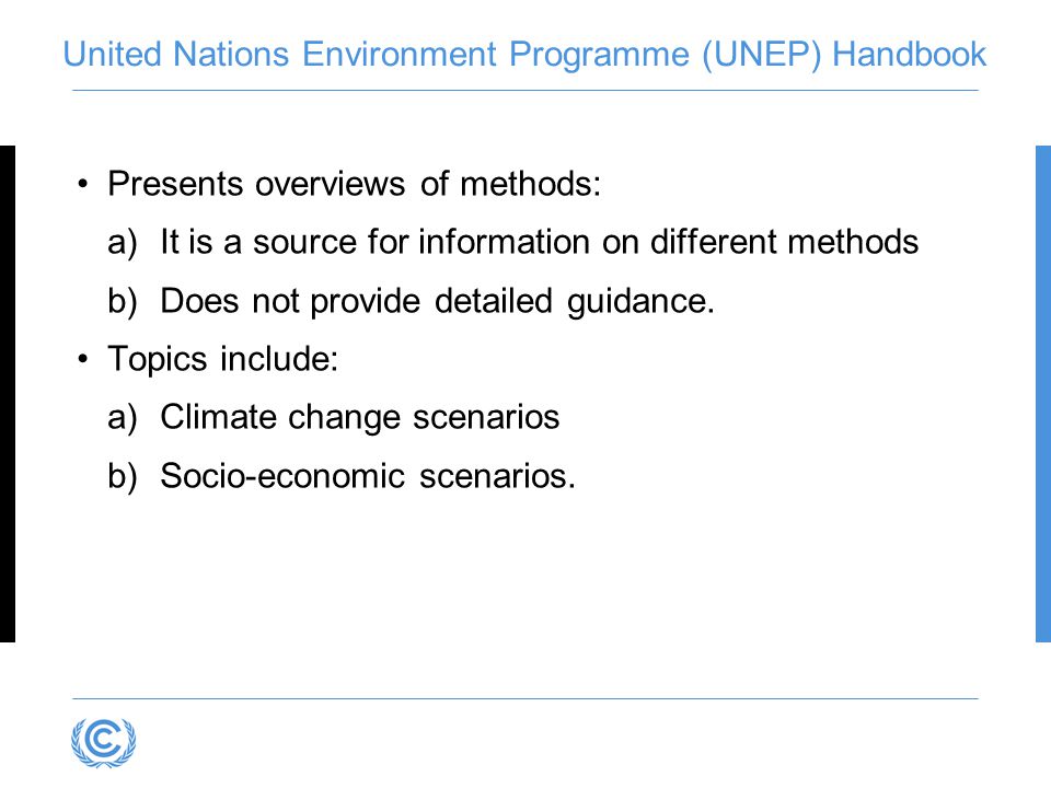 United Nations Environment Programme (UNEP) Handbook