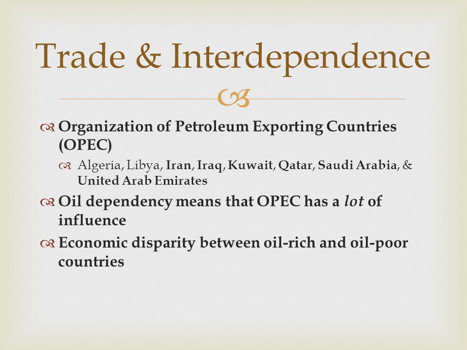 Trade & Interdependence