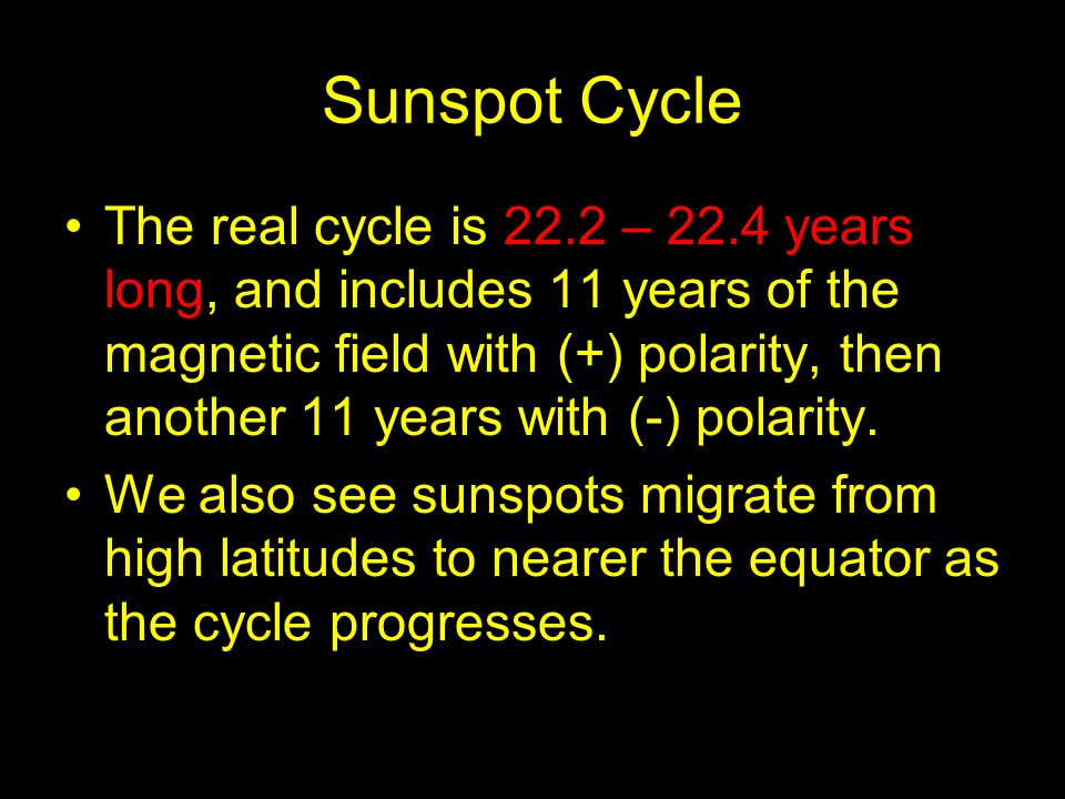 Sunspot Cycle