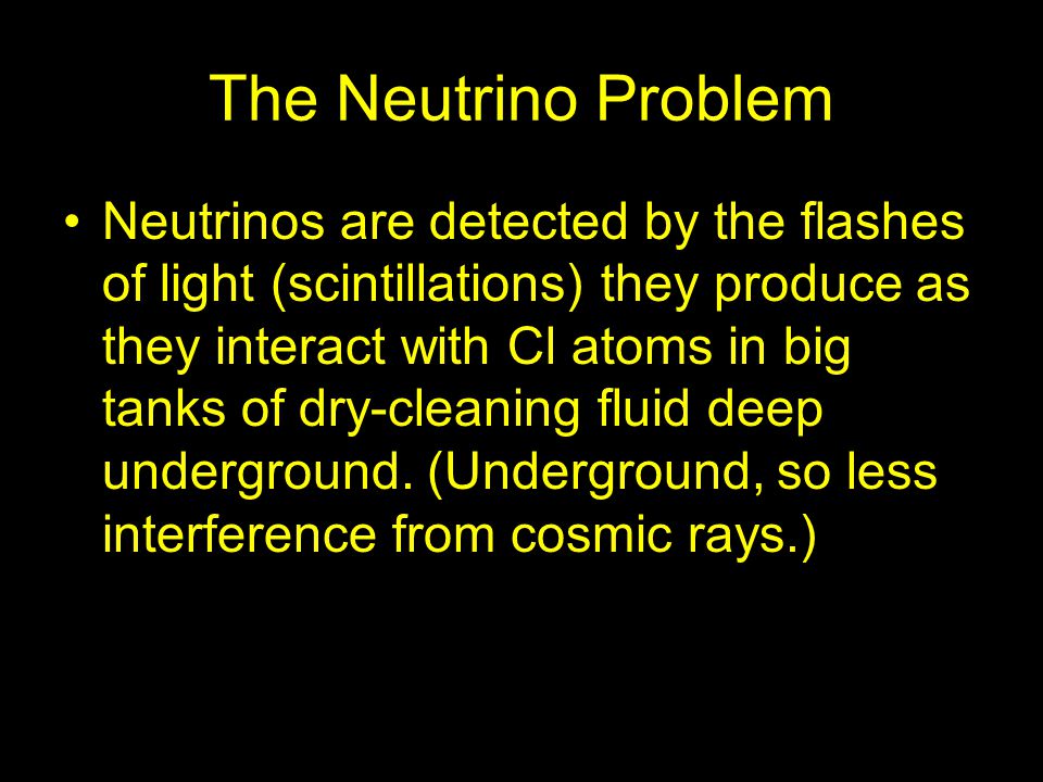 The Neutrino Problem