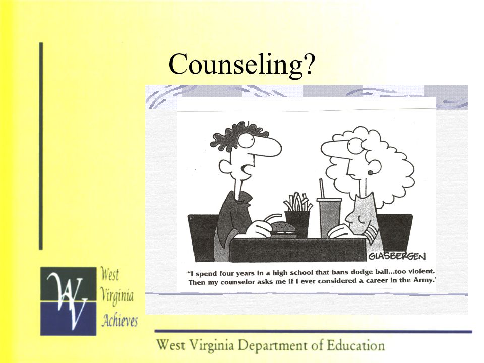 Counseling REFER TO SLIDE