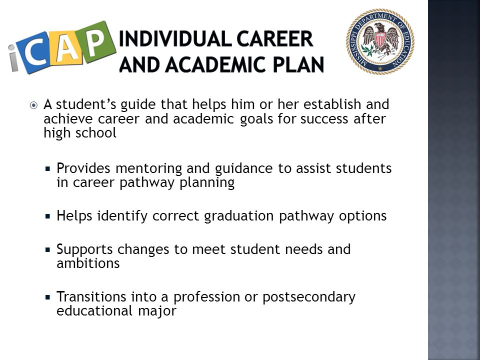 Individual career and academic plan