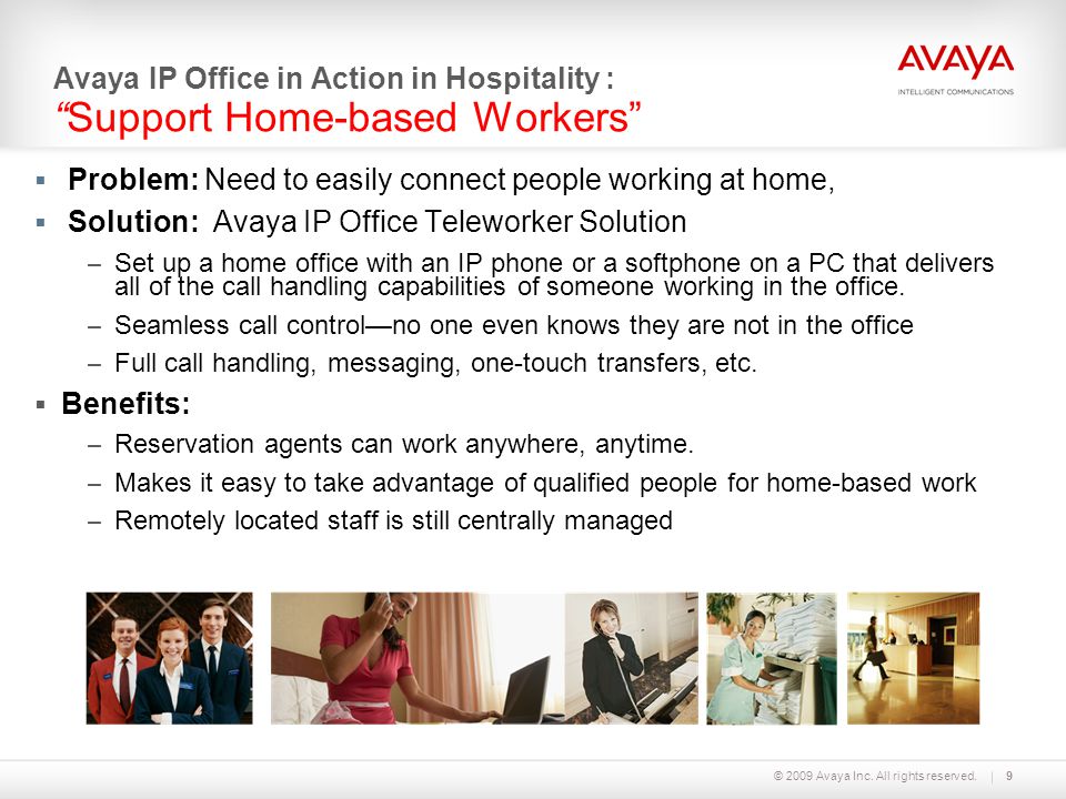 Problem: Need to easily connect people working at home,