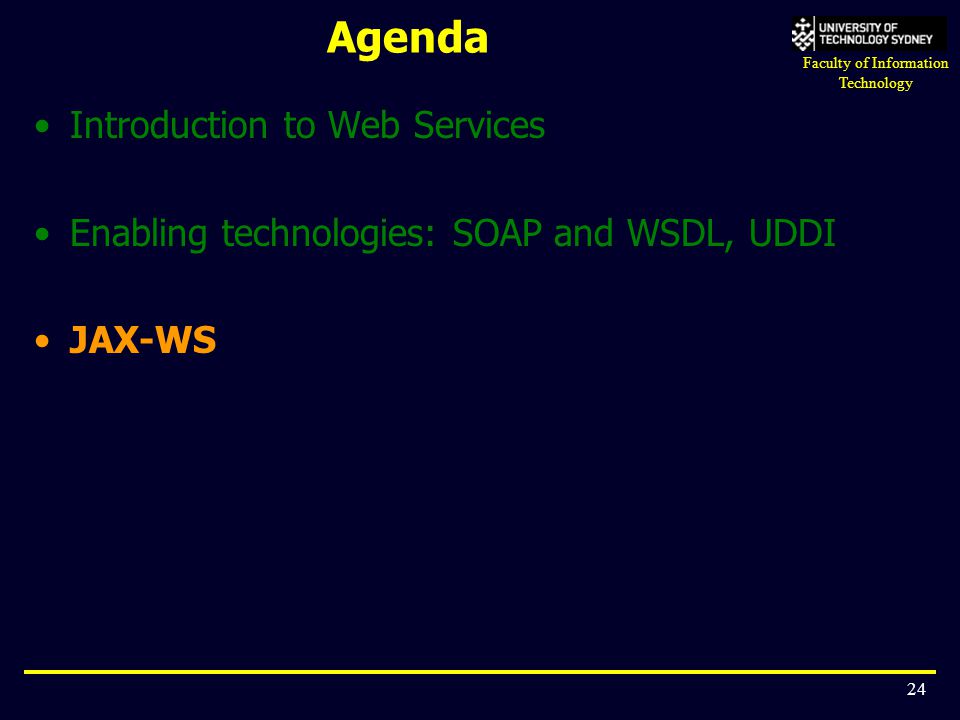 Agenda Introduction to Web Services