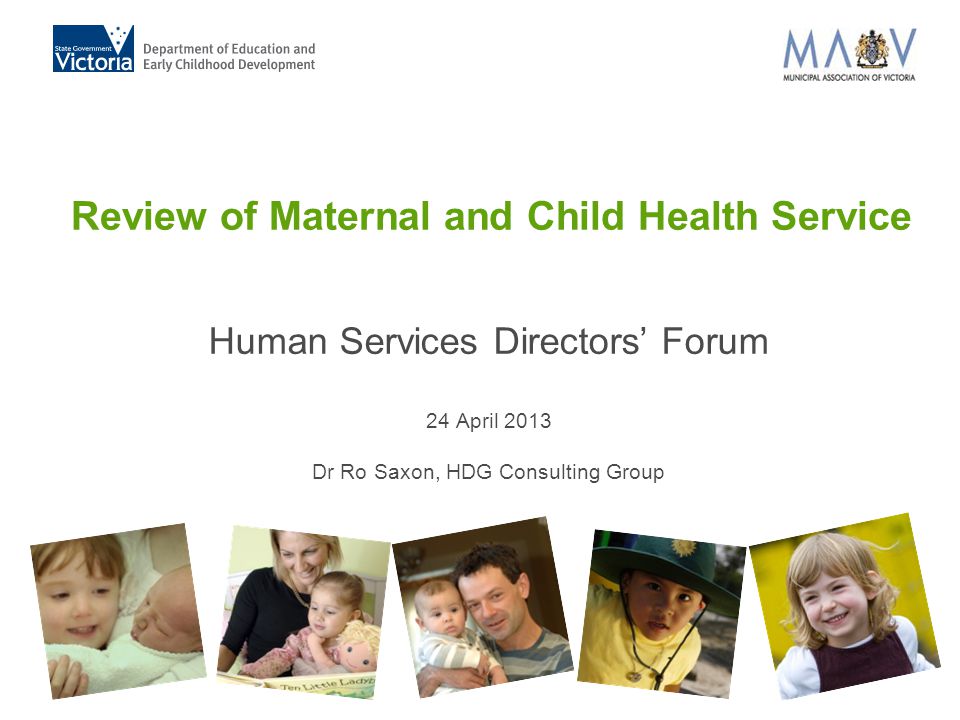 Review of Maternal and Child Health Service