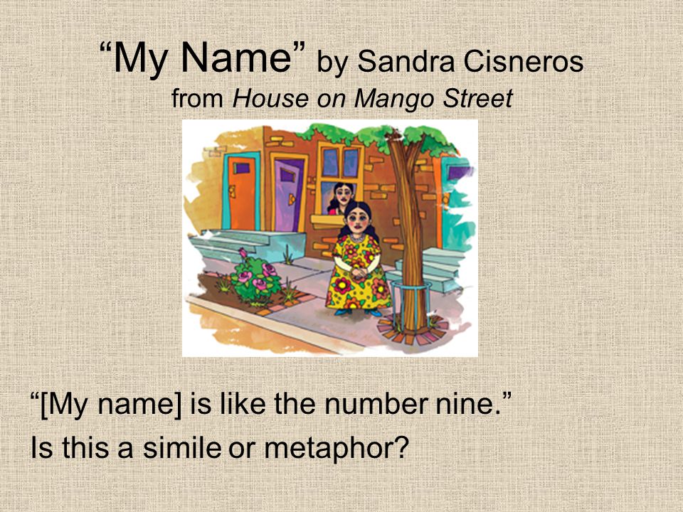 My Name by Sandra Cisneros from House on Mango Street
