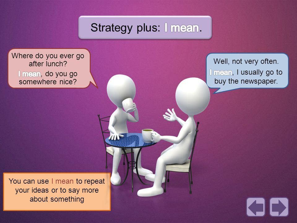 Strategy plus: I mean. Where do you ever go after lunch