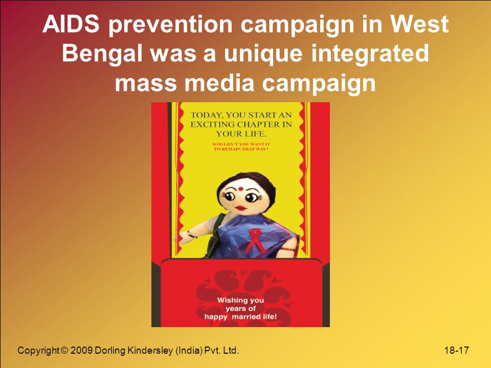 AIDS prevention campaign in West Bengal was a unique integrated mass media campaign