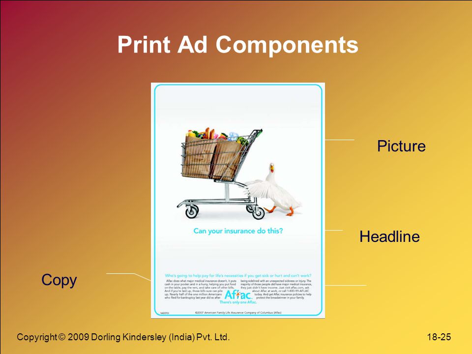 Print Ad Components Picture Headline Copy