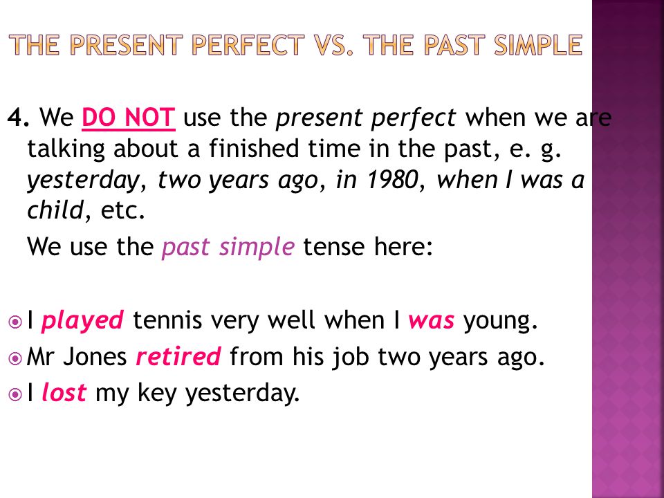 English Exercises Past amp Present Simple