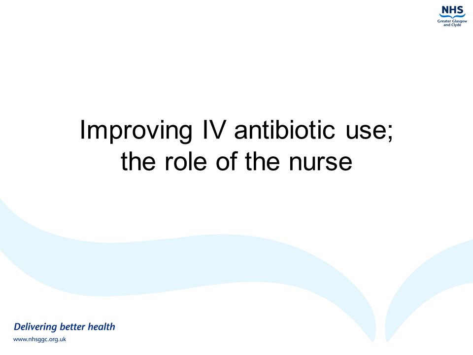 Antibiotic Chart For Nurses