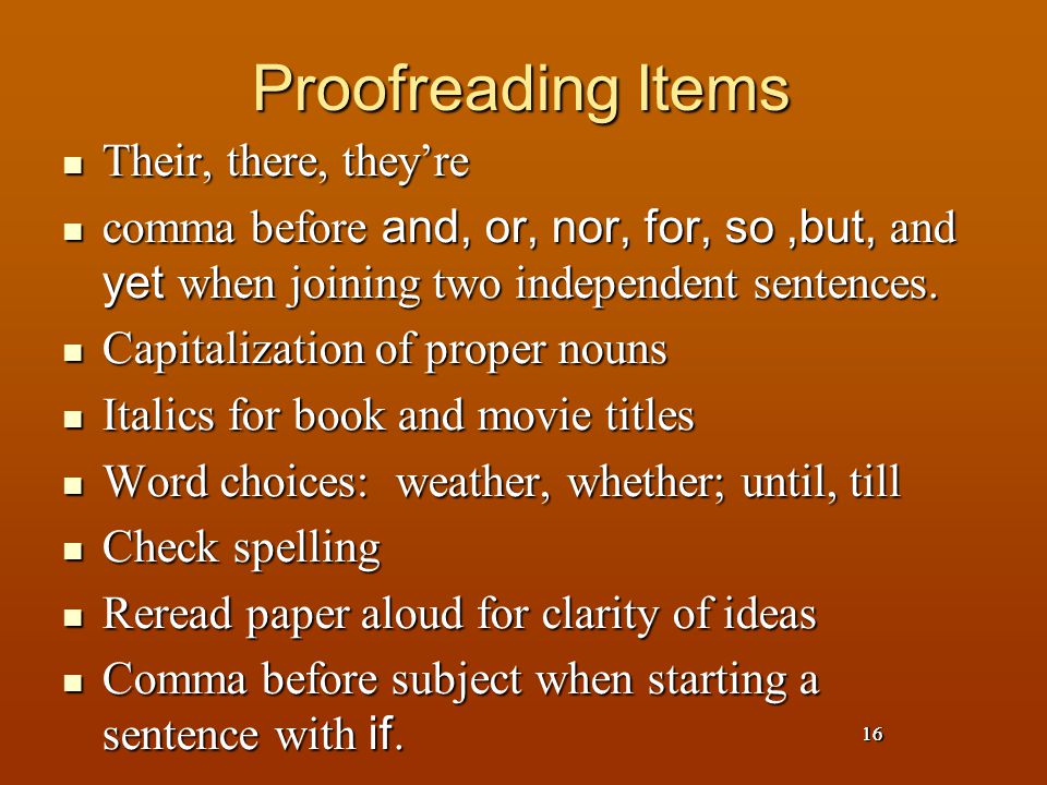 Proofreading Items Their, there, they’re