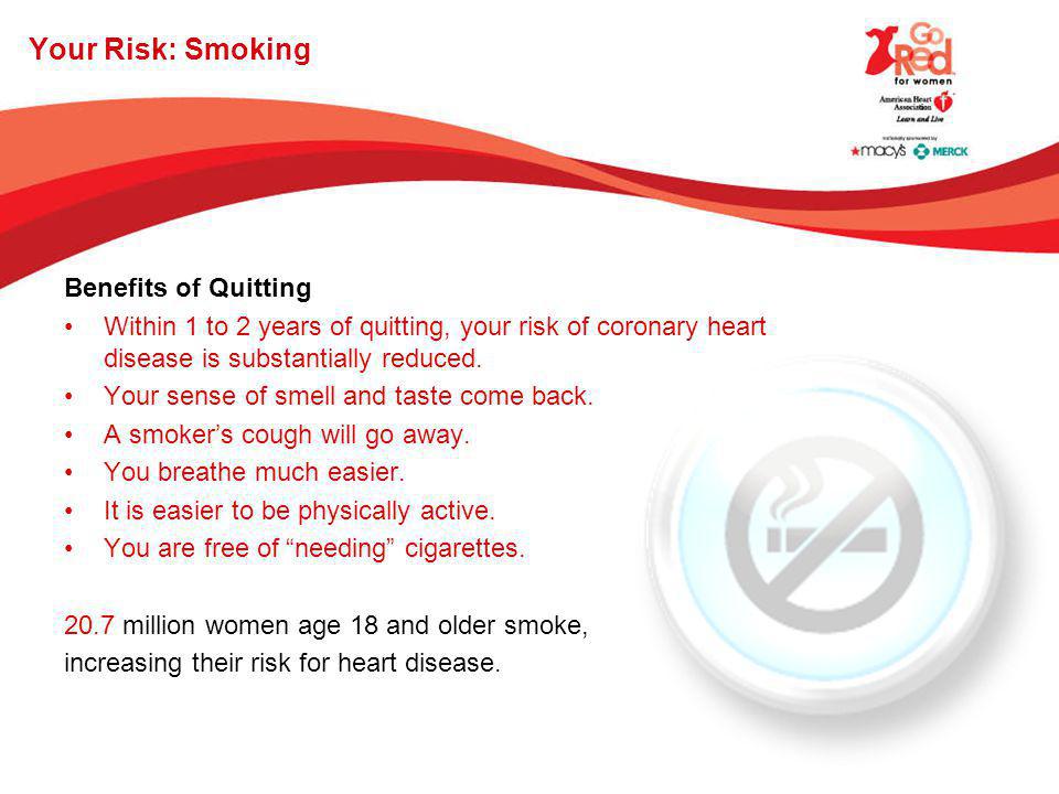 Your Risk: Smoking Benefits of Quitting
