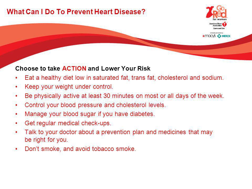 What Can I Do To Prevent Heart Disease