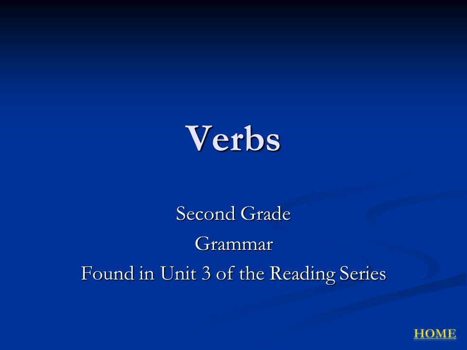 Second Grade Grammar Found in Unit 3 of the Reading Series