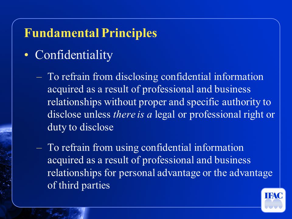 Fundamental Principles