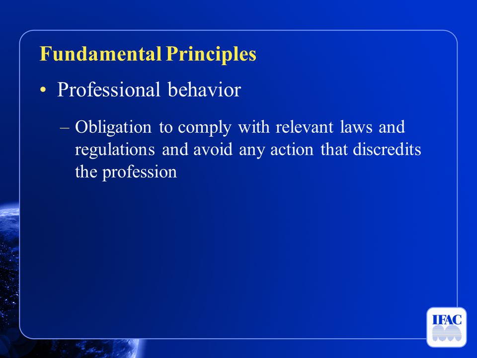Fundamental Principles