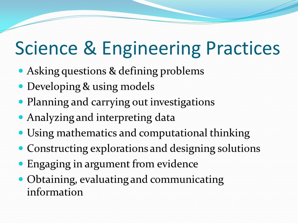 Science & Engineering Practices