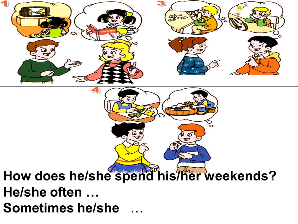 How does he/she spend his/her weekends