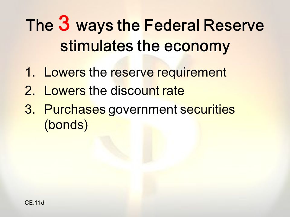 The 3 ways the Federal Reserve stimulates the economy
