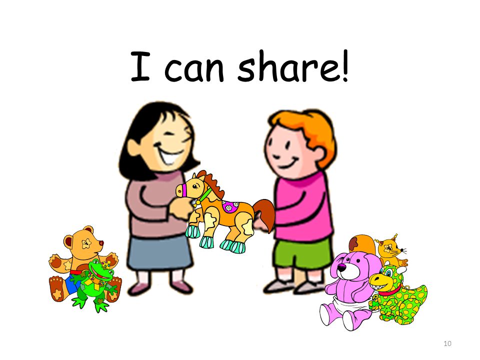 I can share!