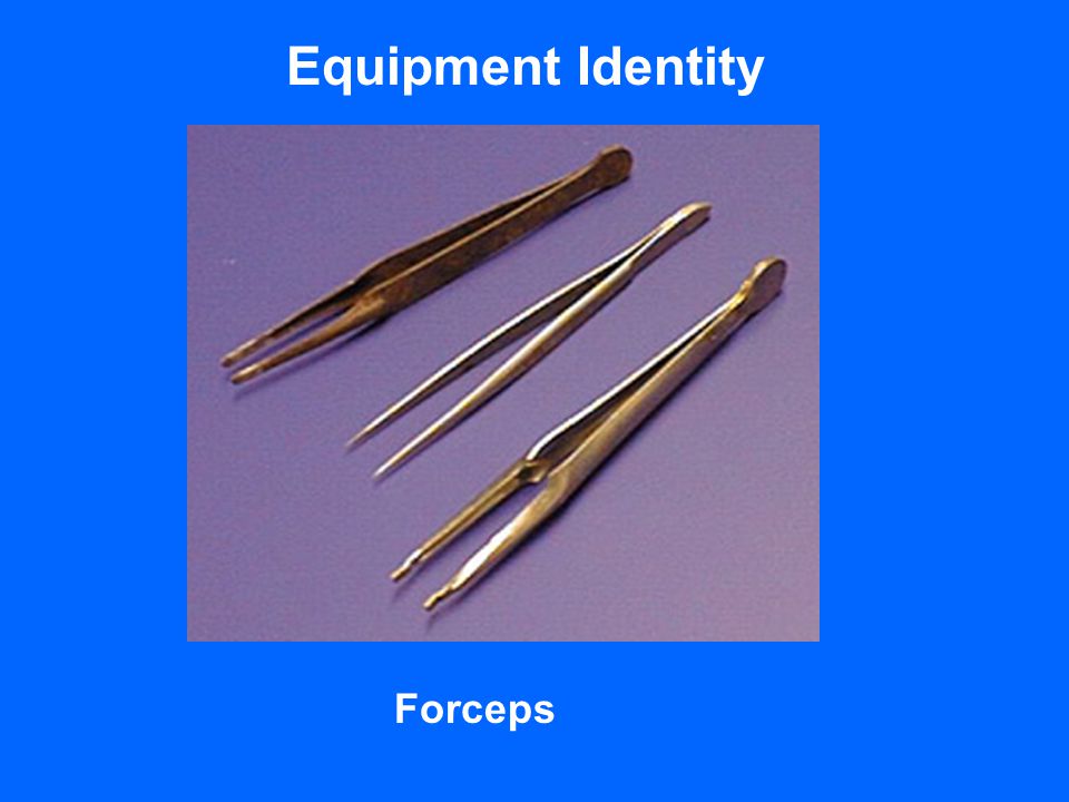 Equipment Identity Forceps