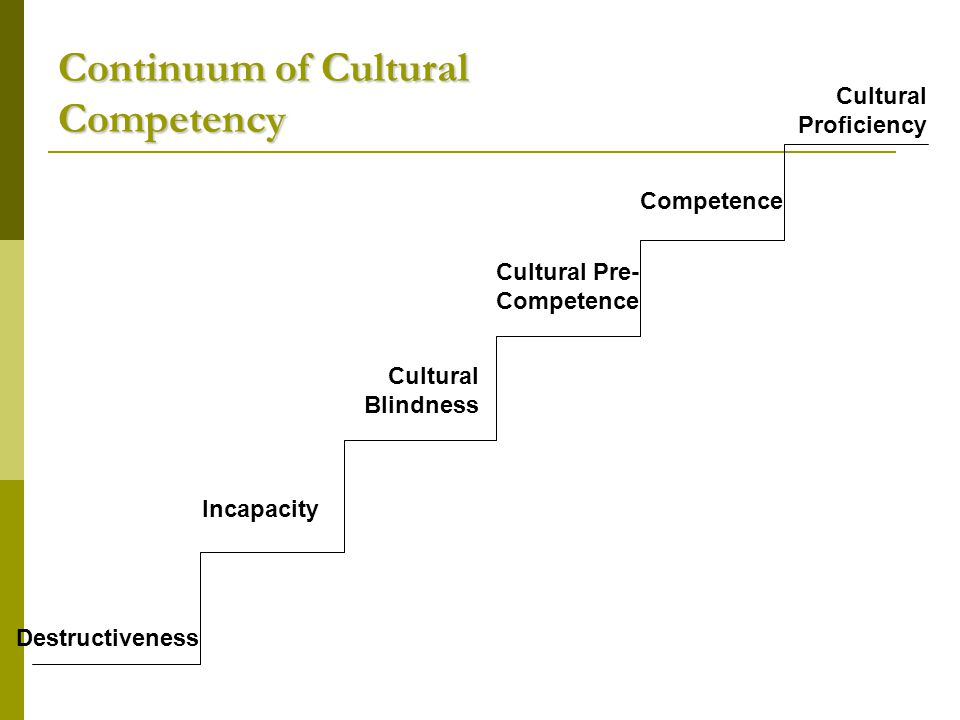 Continuum of Cultural Competency