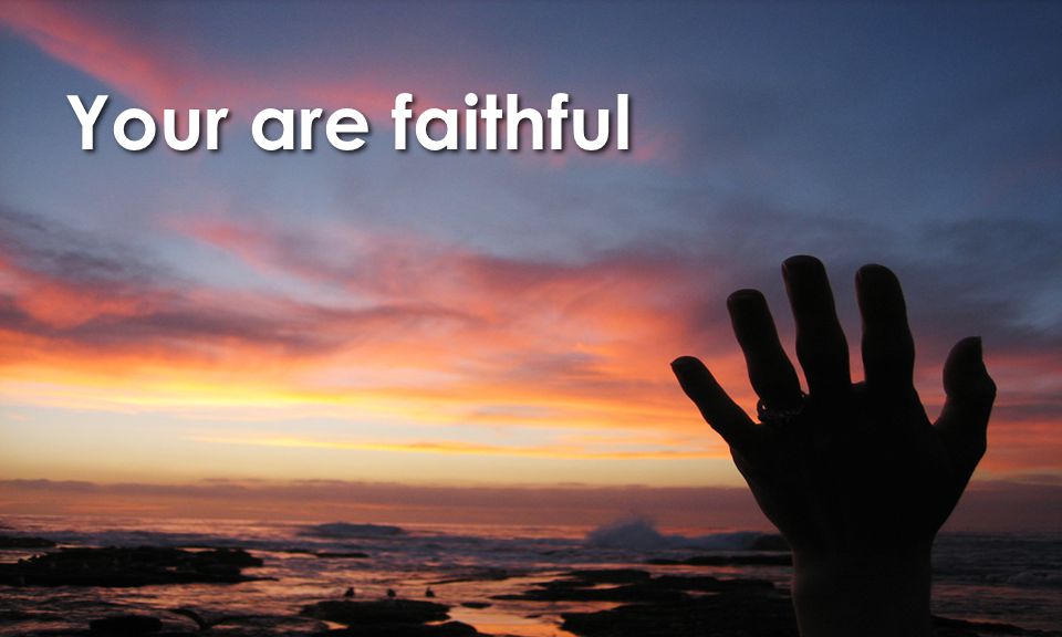 Your are faithful