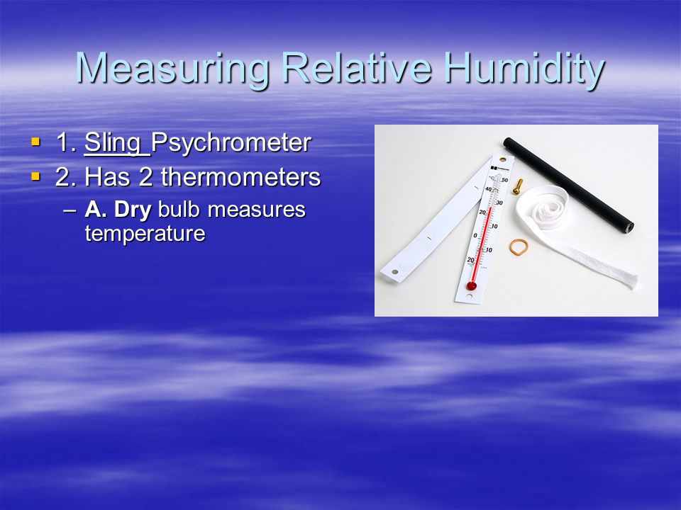 Measuring Relative Humidity