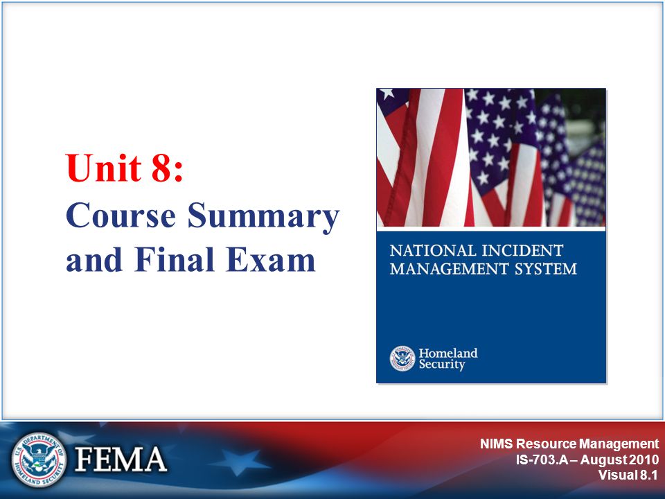 Course Summary and Final Exam