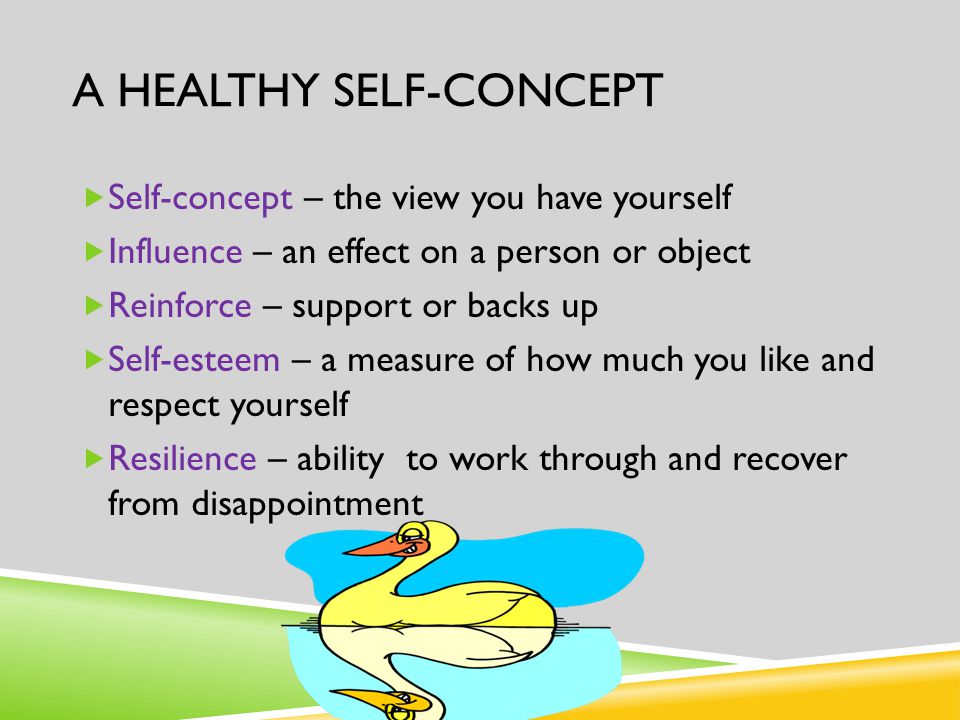 A Healthy Self-Concept