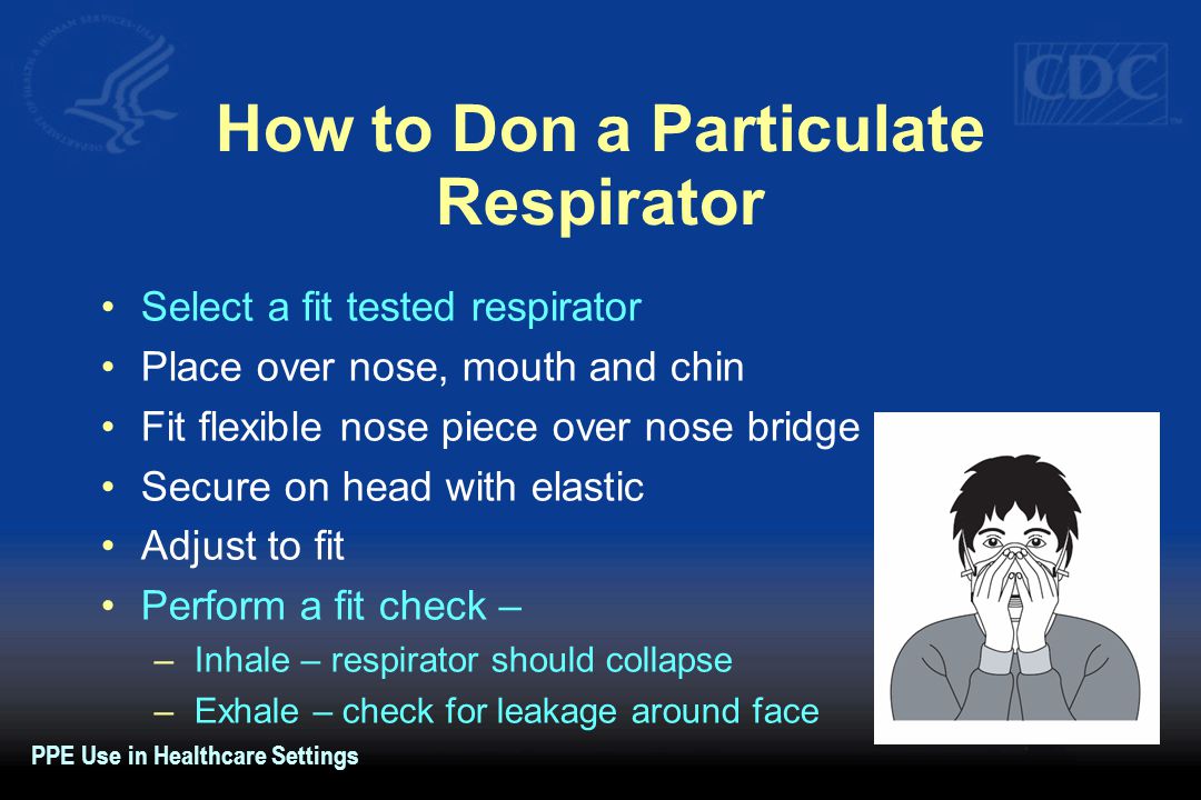 How to Don a Particulate Respirator