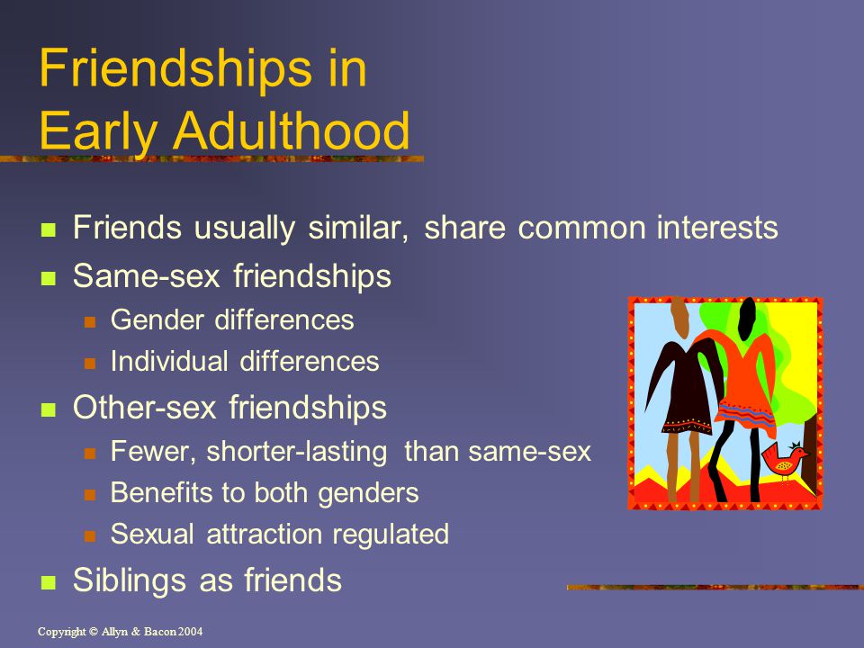 Friendships in Early Adulthood