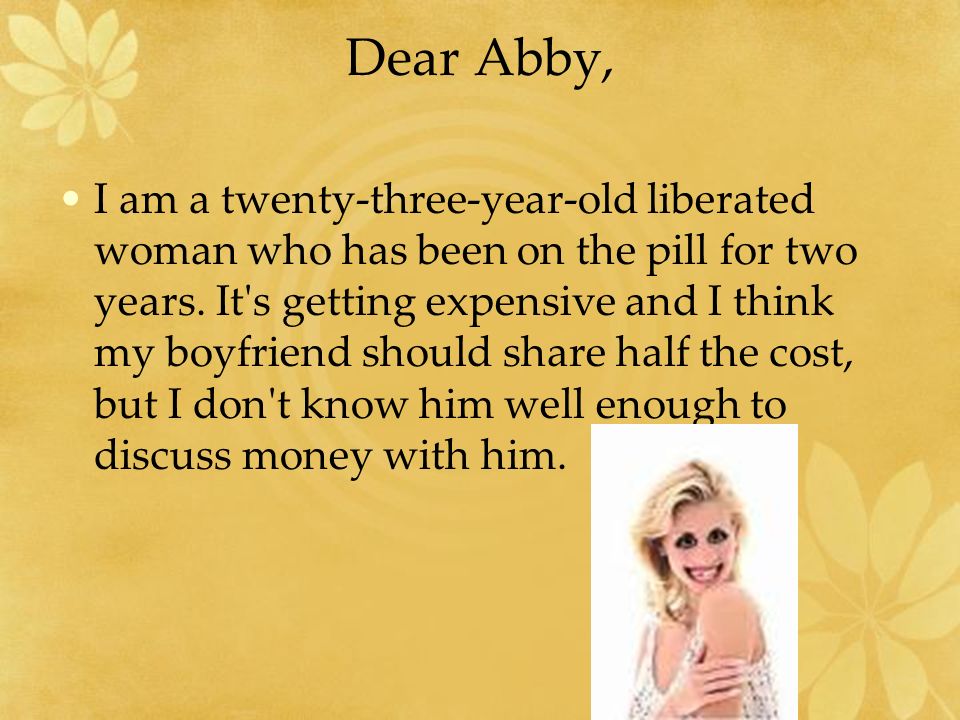 Dear Abby,