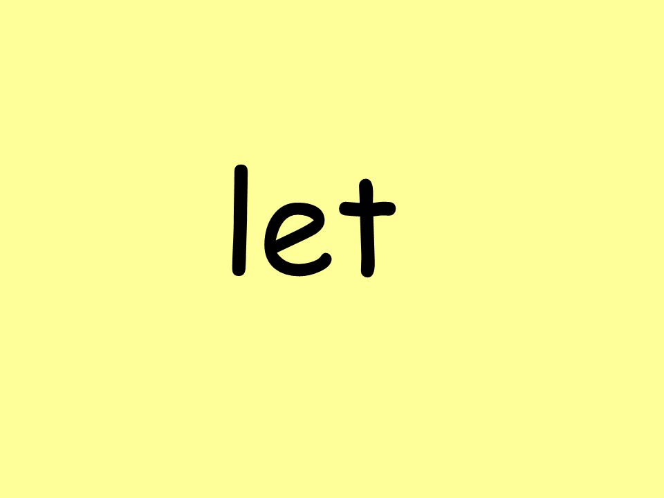 let