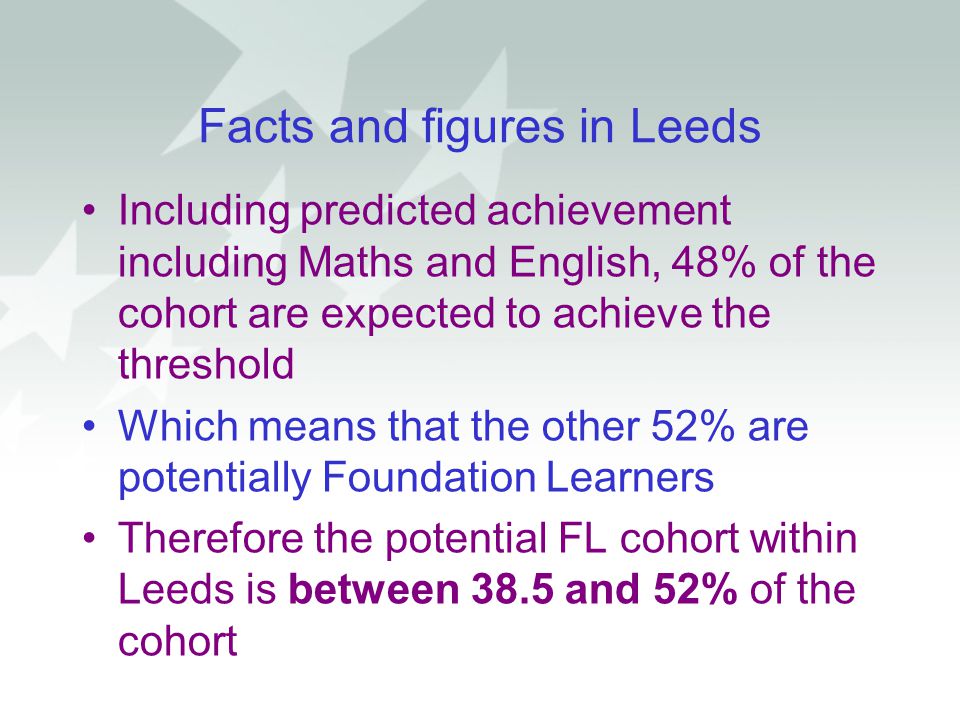 Facts and figures in Leeds