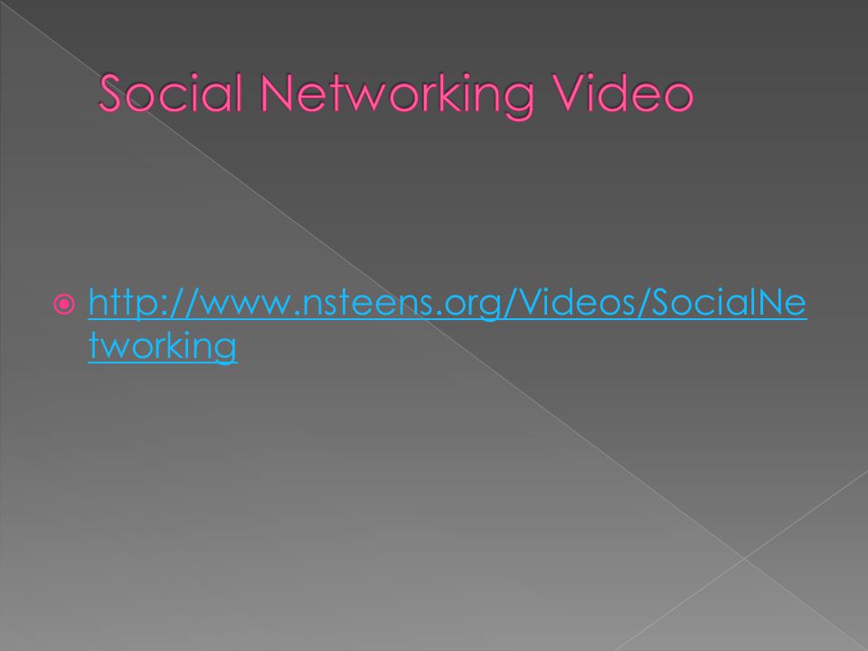 Social Networking Video