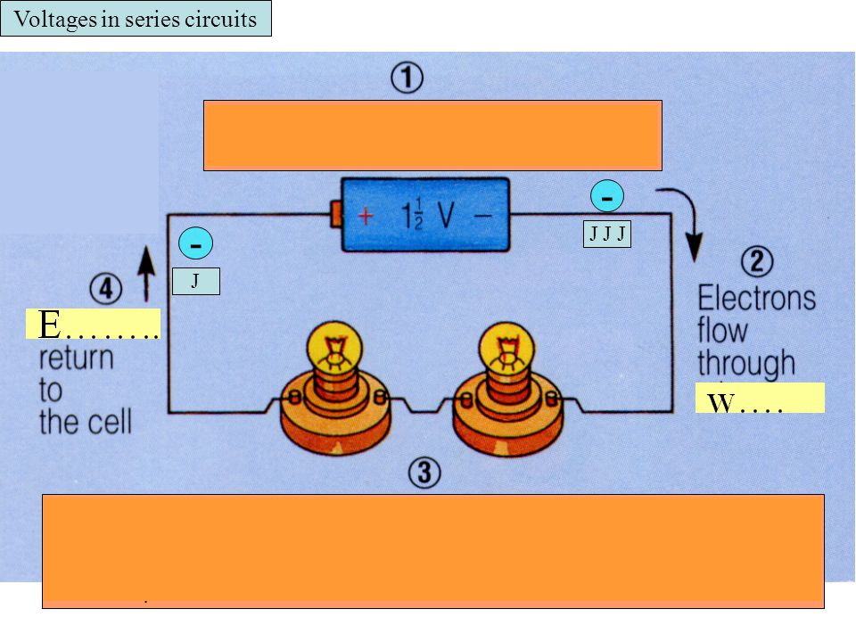 - - Voltages in series circuits