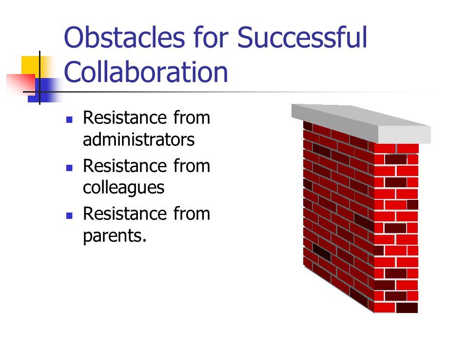 Obstacles for Successful Collaboration