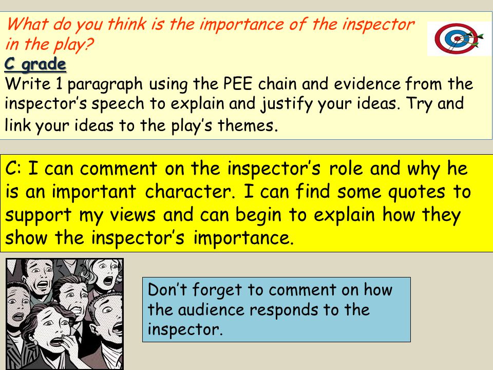 What do you think is the importance of the inspector