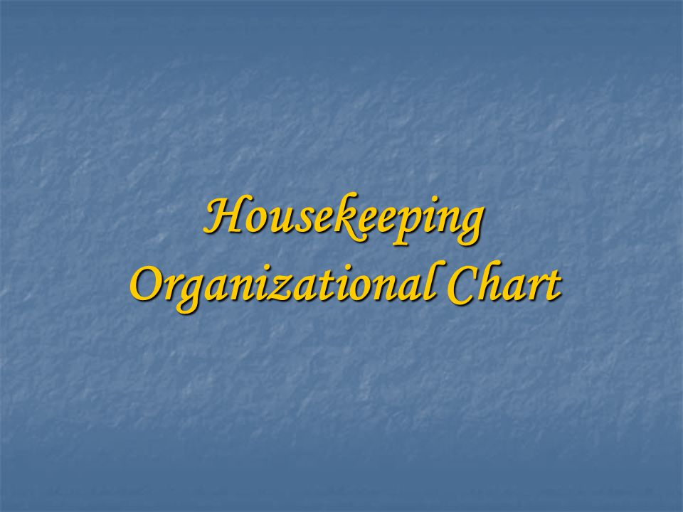 Housekeeping Duty Chart Format