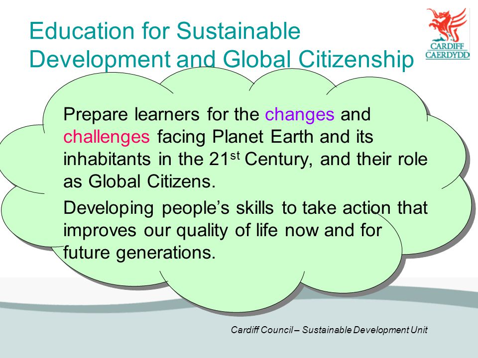 Education for Sustainable Development and Global Citizenship