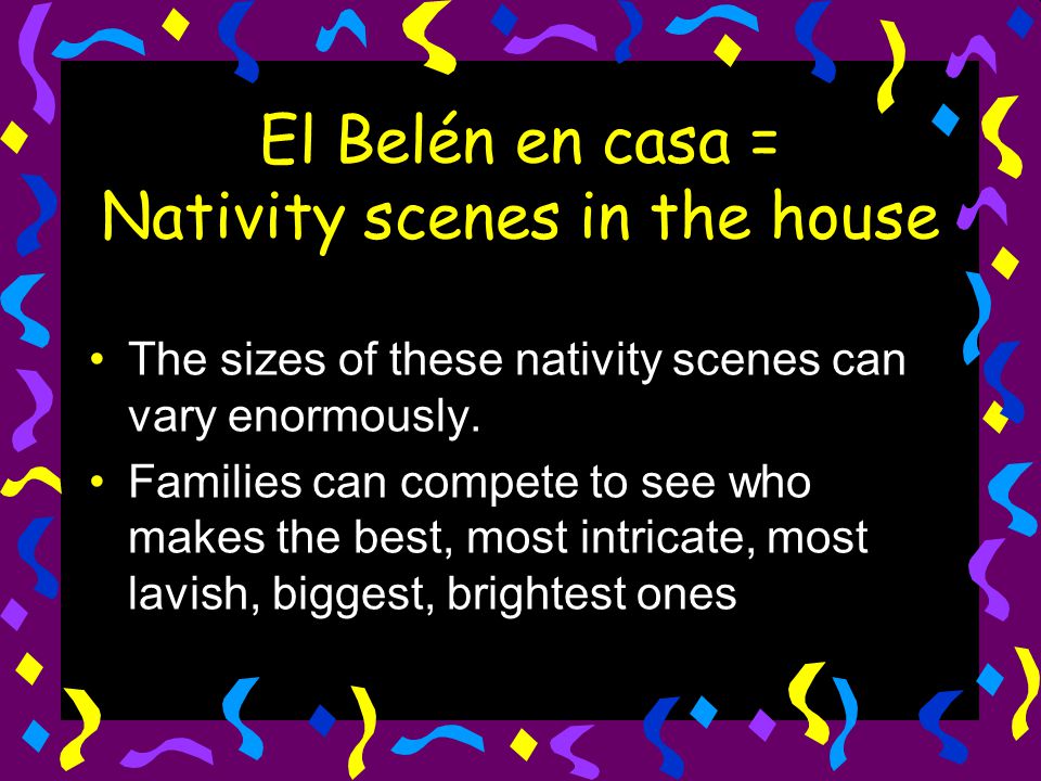 El Belén en casa = Nativity scenes in the house