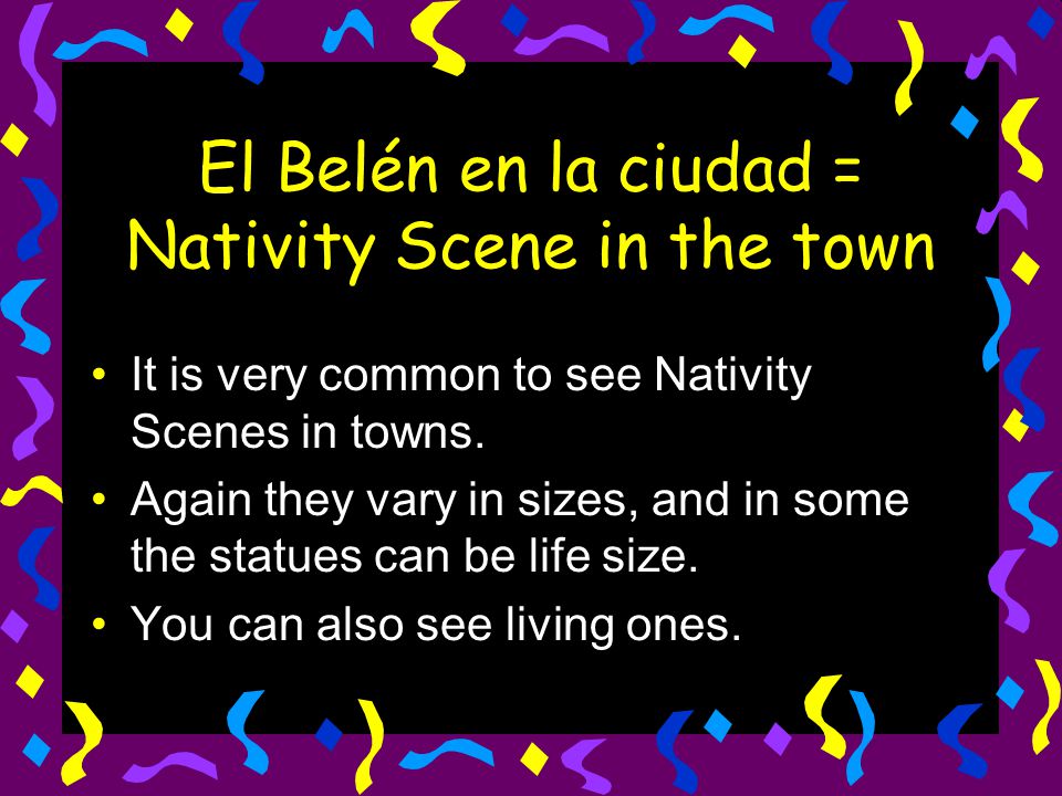 El Belén en la ciudad = Nativity Scene in the town