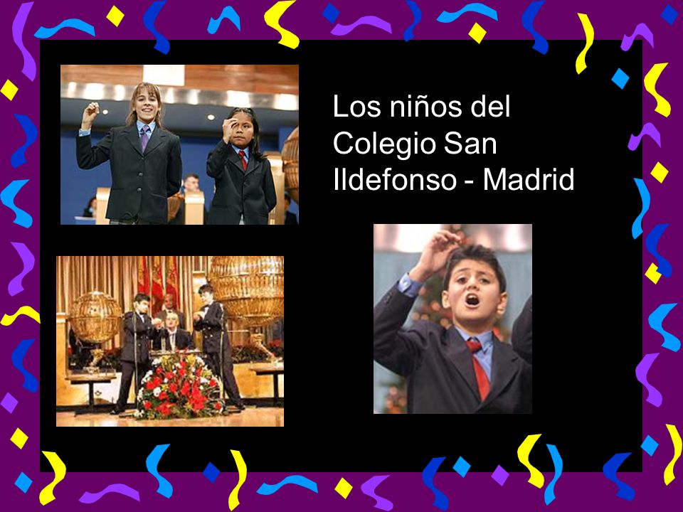 Los niños del Colegio San Ildefonso - Madrid