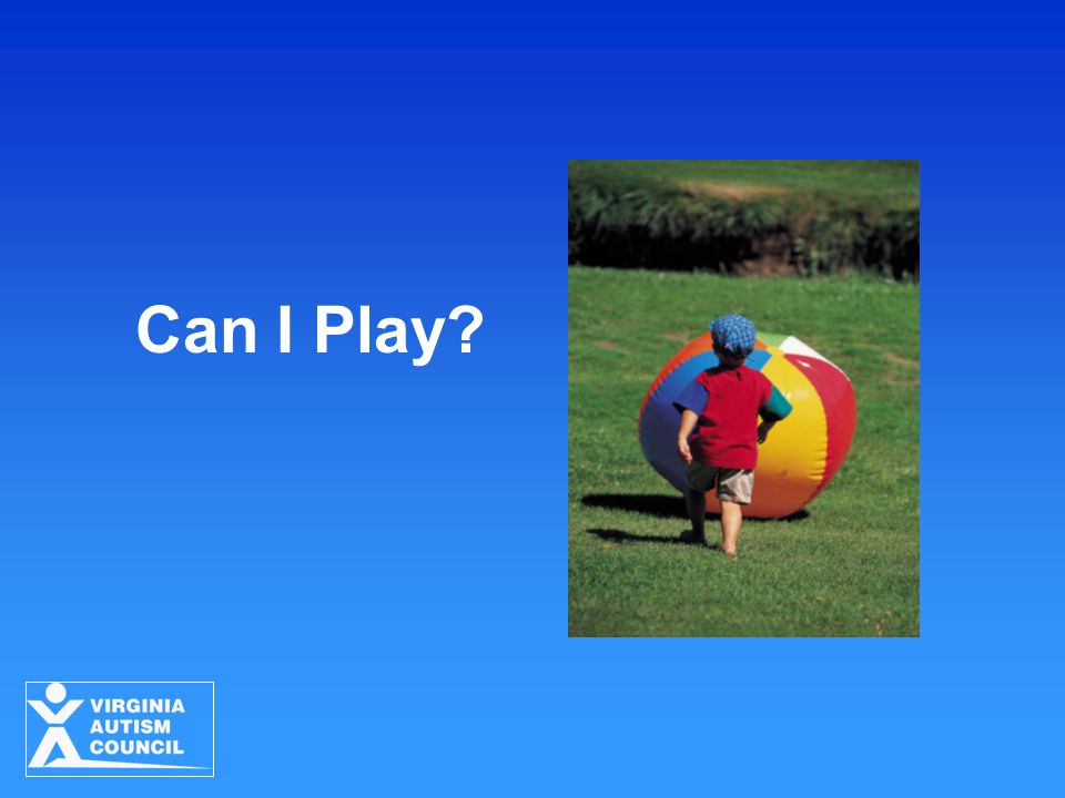 Can I Play ACTIVITY: Can I Play (developed by Carol Schall)