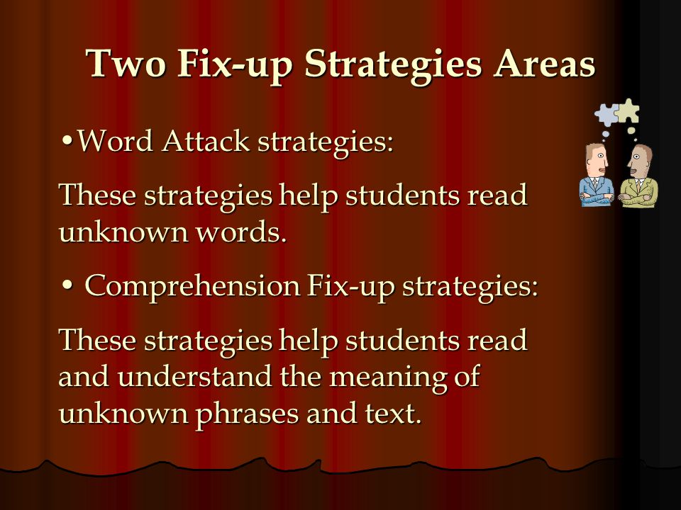 Two Fix-up Strategies Areas