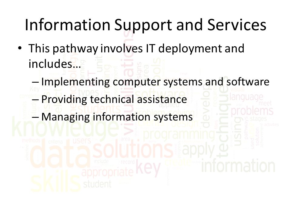 Information Support and Services