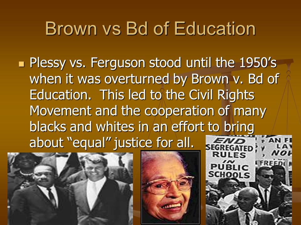 Brown vs Bd of Education